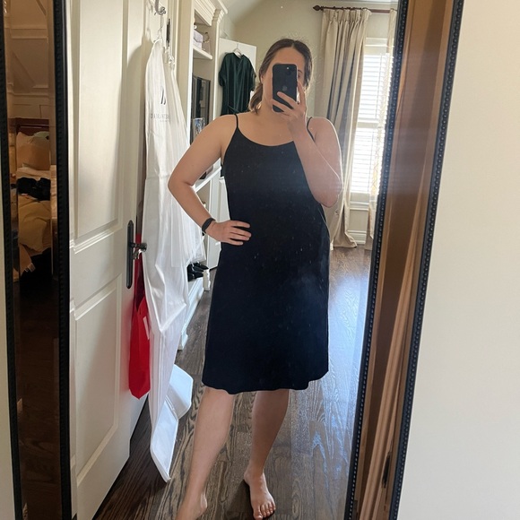 Frank & Oak black midi summer dress (Large) - Picture 4 of 5